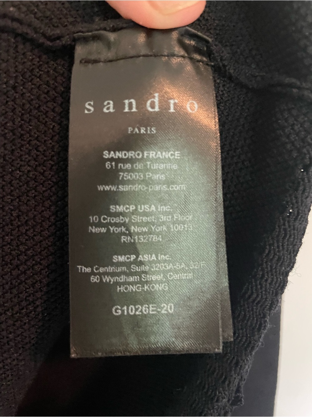 Sandro Black Embroidered Lace-Trim Cardigan - Picture 3 of 8